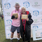 Linda and John with their TNT 2025 prizes